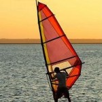 Wind-Surfing at Kailua Beach Park